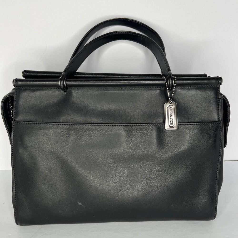 Coach 9182 Whitney Black Leather Top Handle Satchel